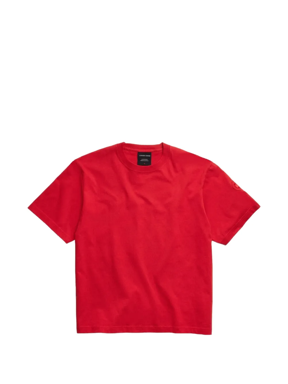 Canada Goose T-shirt Novo con applicazione logo - Rosso
