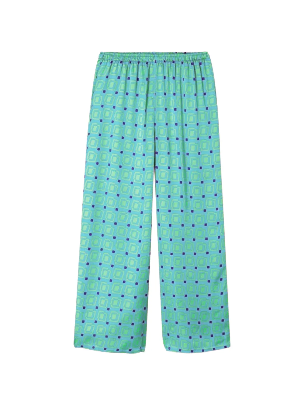 Bovalow geometric-print elasticated-waist trousers