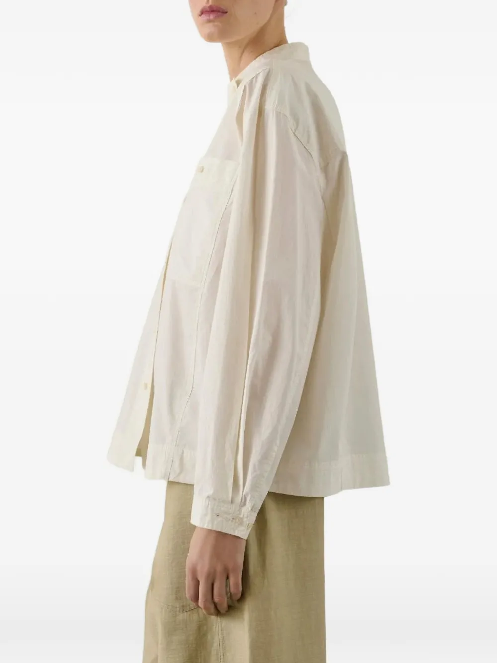 Soeur blouse met borstzak Beige