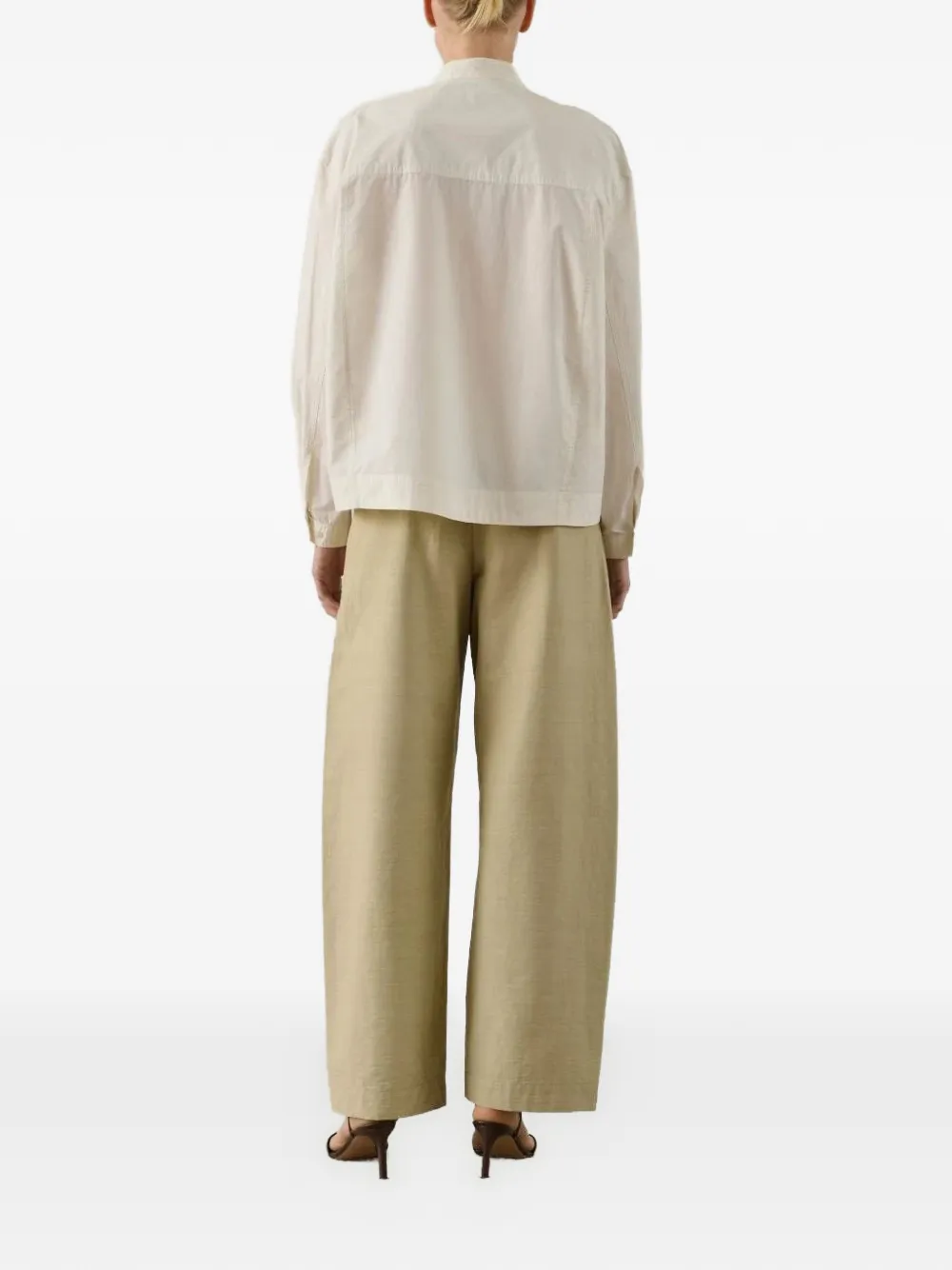 Soeur blouse met borstzak Beige