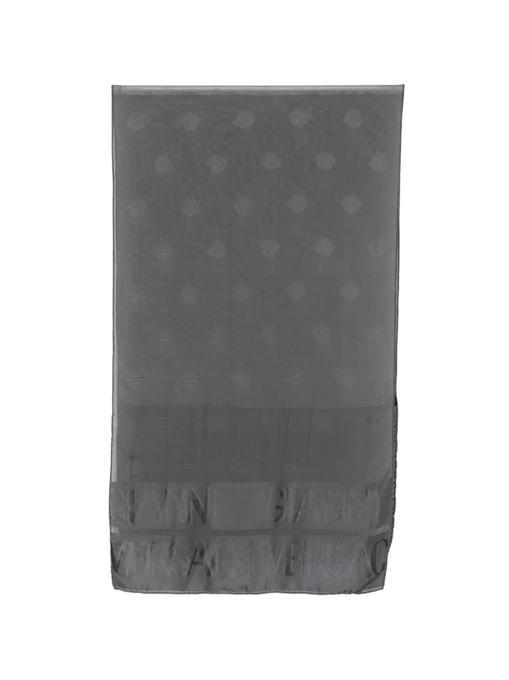 Versace Pre-Owned 1990s Medusa jacquard scarf - Grau