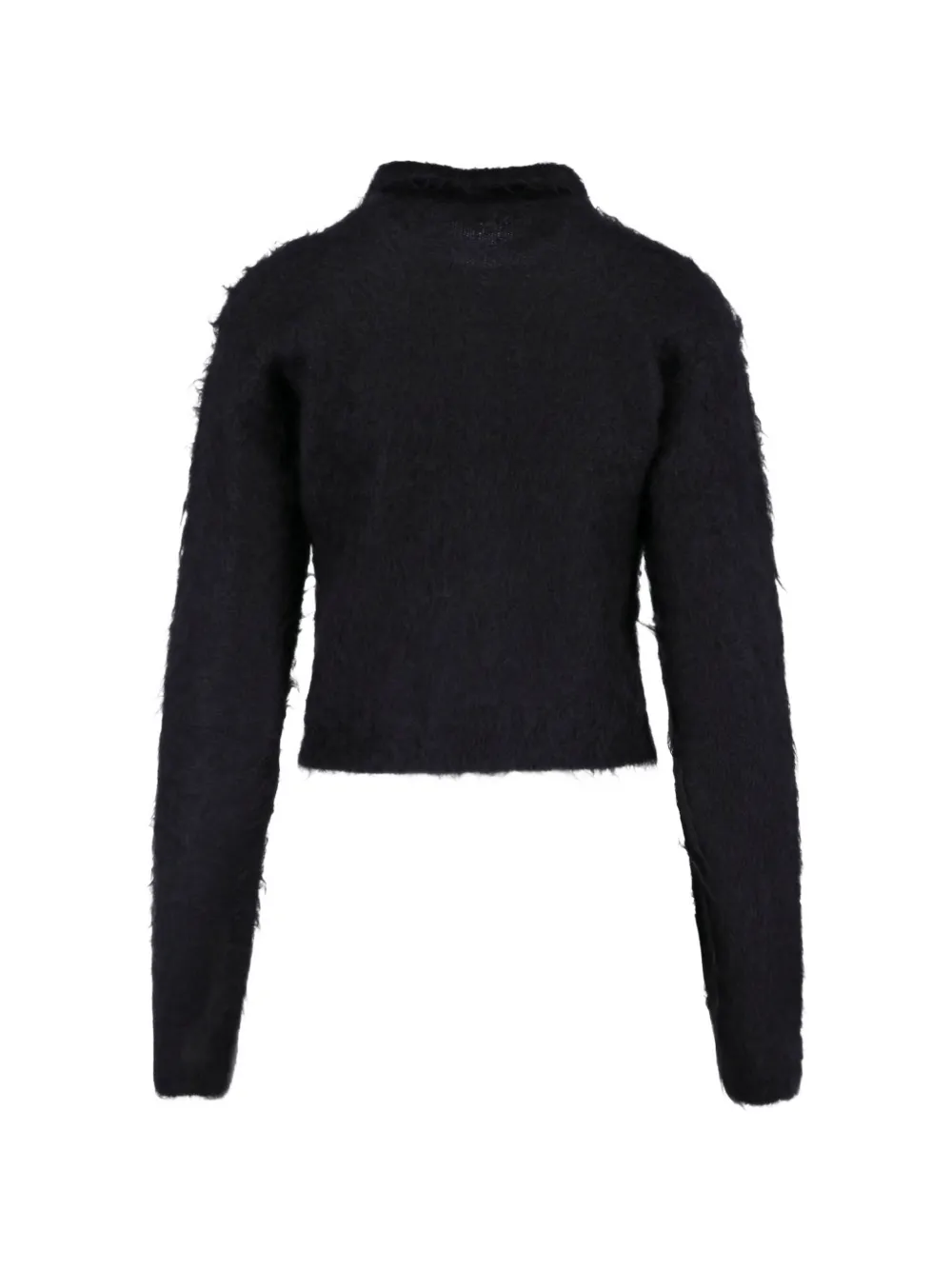  Auralee Pull En Maille à Effet Brossé - Noir 