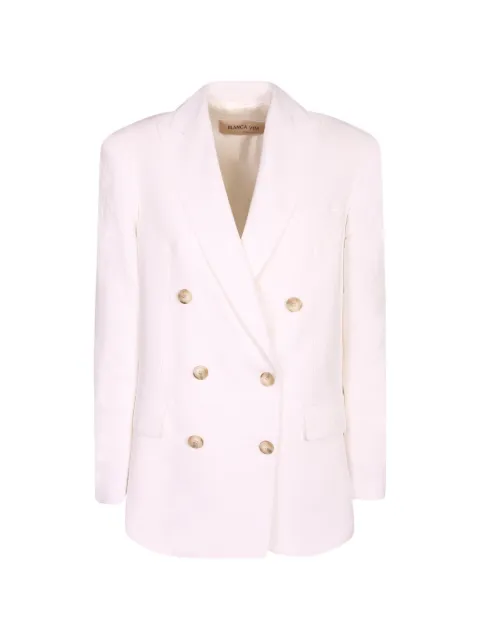 Blanca Vita double-breasted peak-lapels blazer