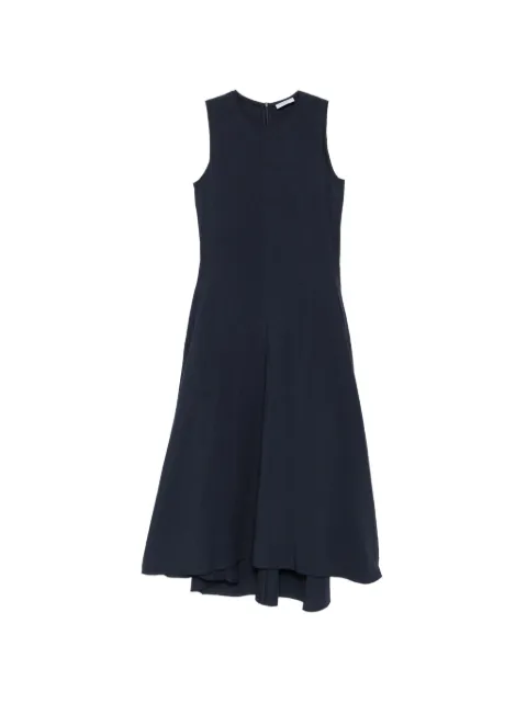 AROVESCIO sleeveless flared midi dress