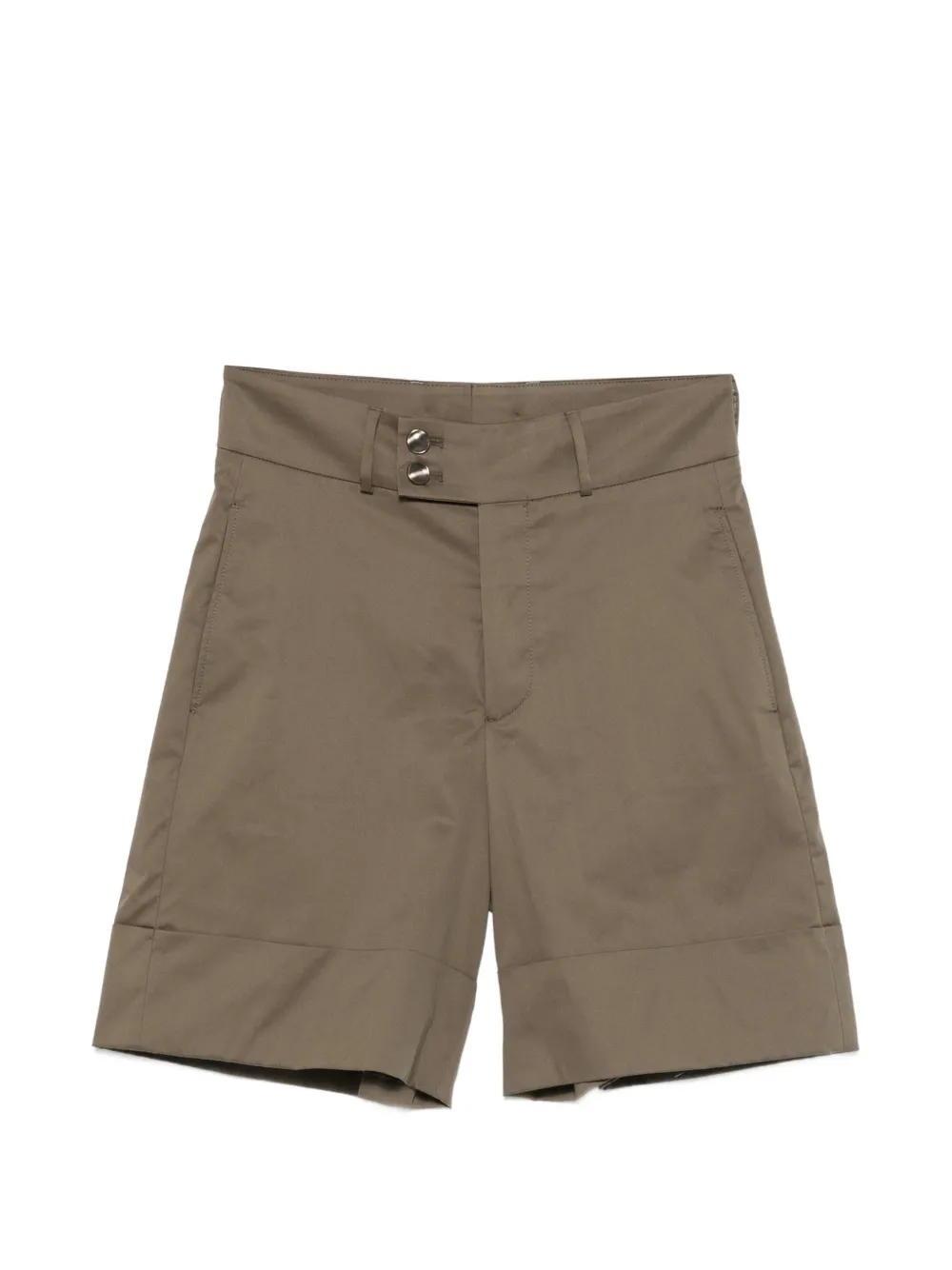 Berwich Nadine double-button shorts - Verde