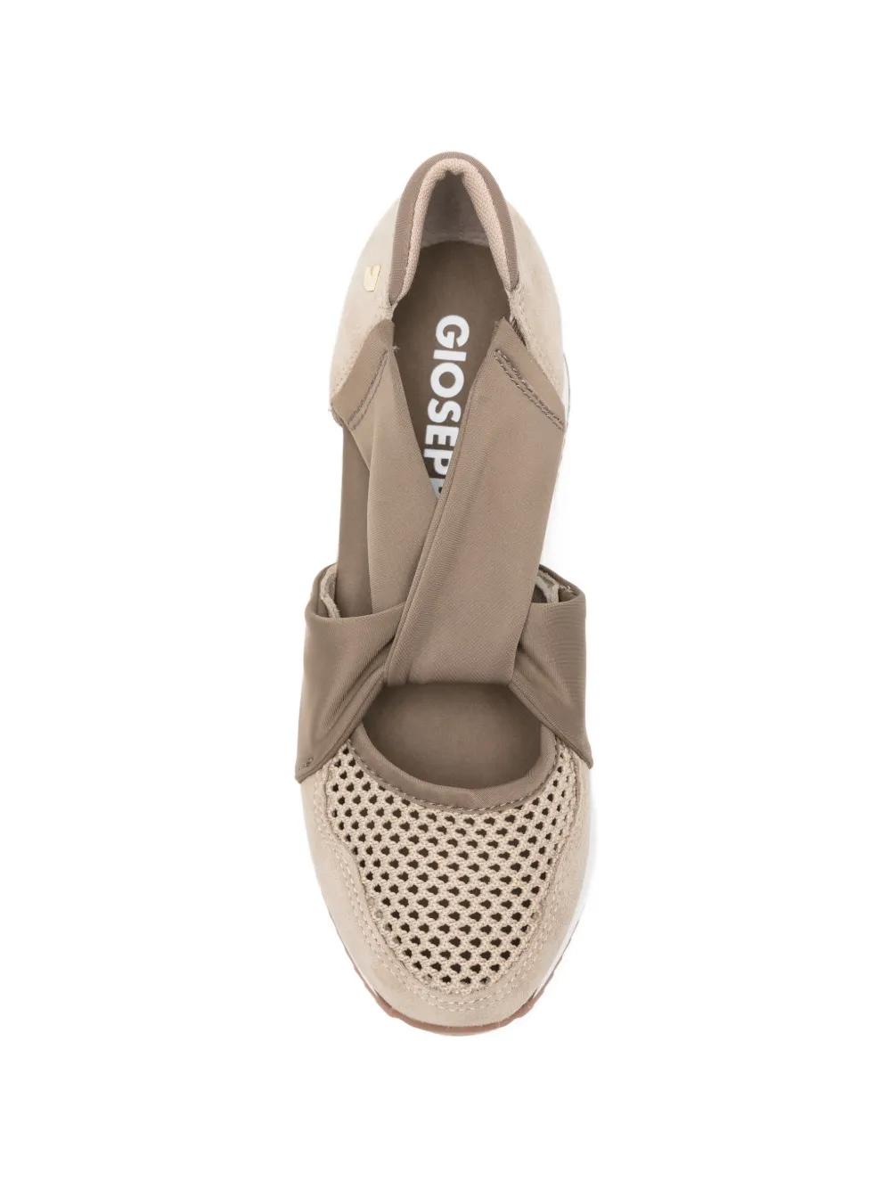 gioseppo Darlington geperforeerde suède pumps Beige