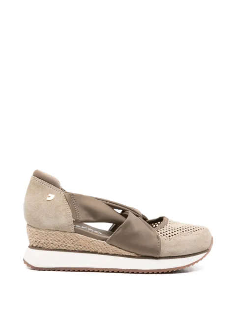 gioseppo Darlington perforated-suede pumps