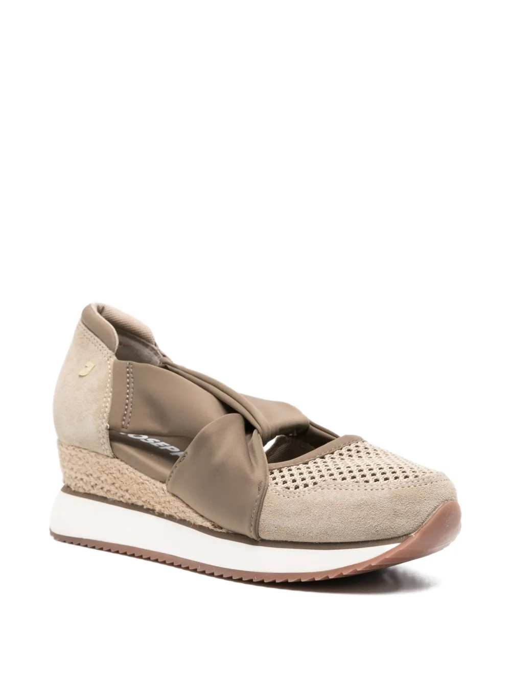 gioseppo Darlington geperforeerde suède pumps Beige
