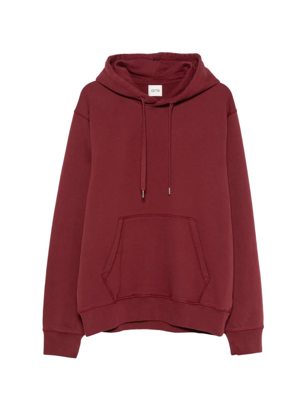Arte Antwerp graphic-print drawstring hoodie - Rot