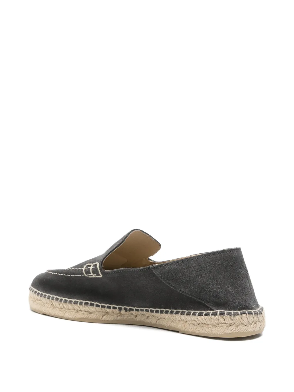 Manebi contrast-stitched espadrilles Grijs