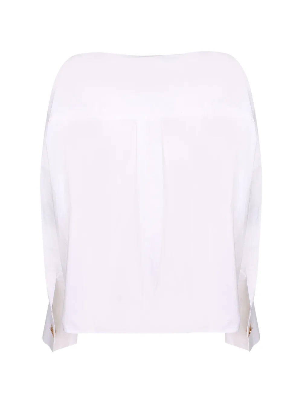 Danamé pleated metal-detail blouse - Bianco