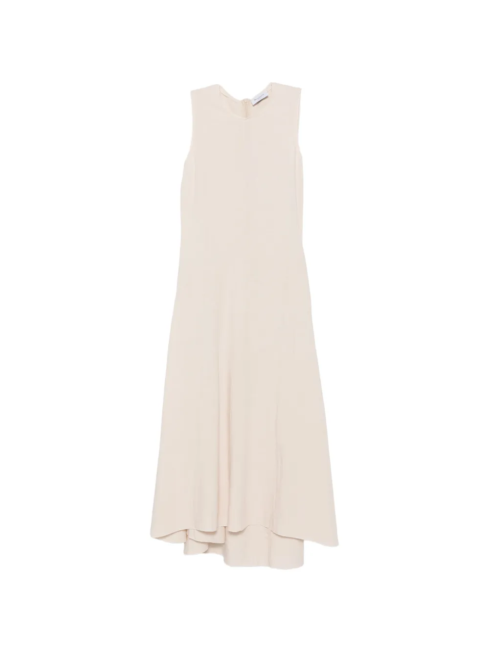 AROVESCIO sleeveless midi dress - Toni neutri