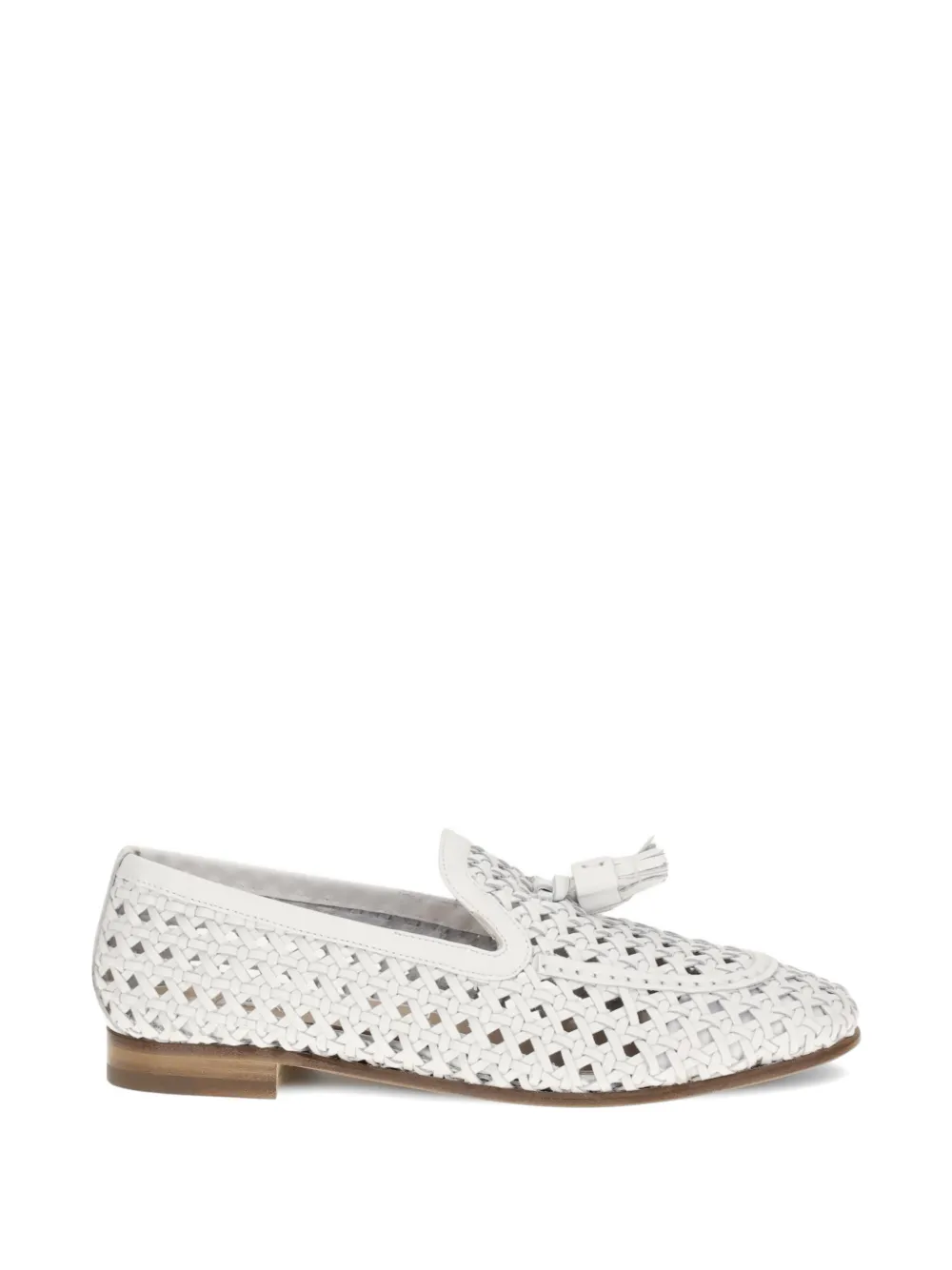 Fratelli Rossetti woven tassel loafers - Bianco