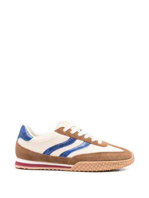gioseppo tBlomkes suede-panelled snakeskin-effect sneakers