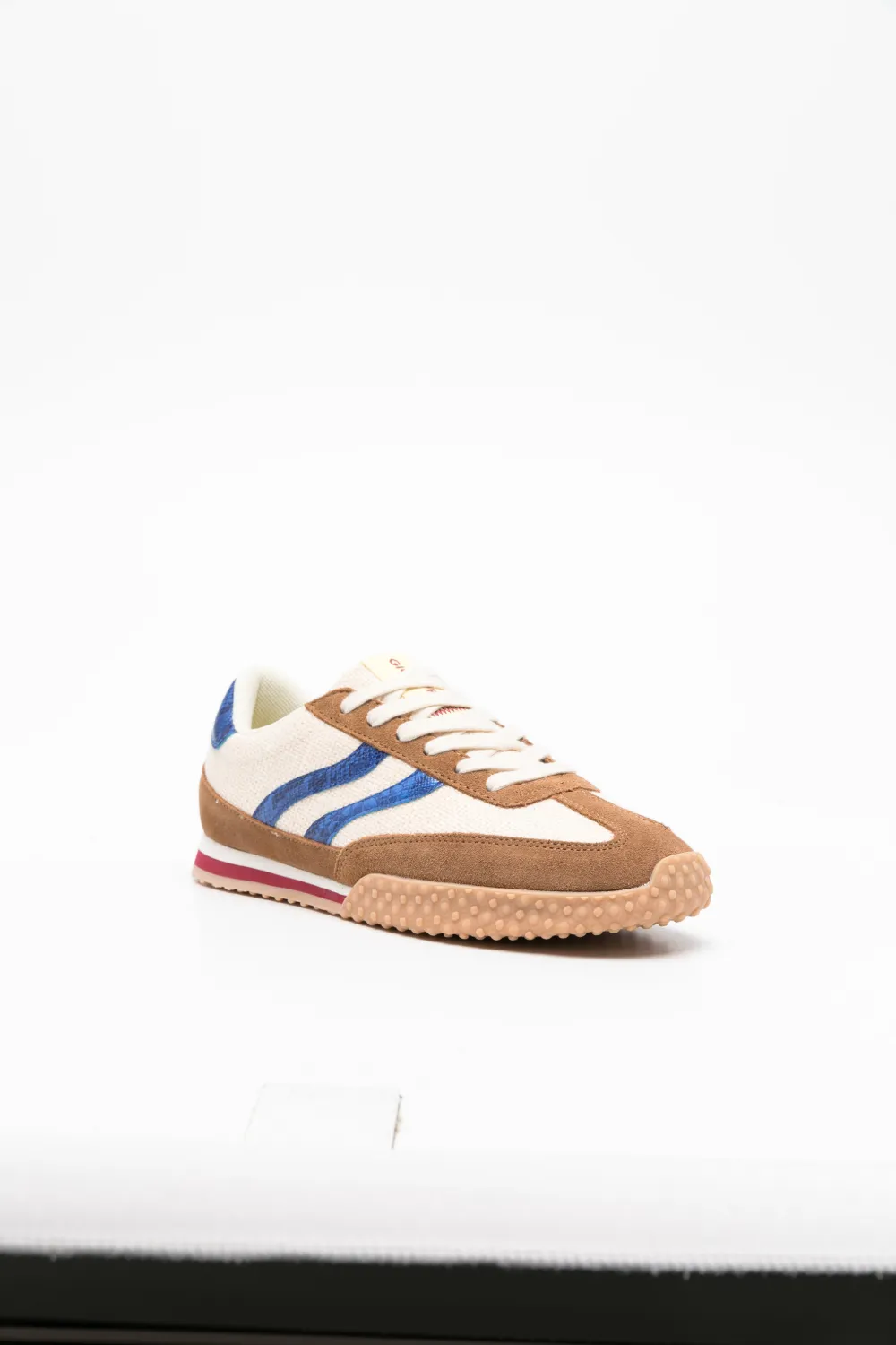 gioseppo tBlomkes suede-panelled snakeskin-effect sneakers Beige