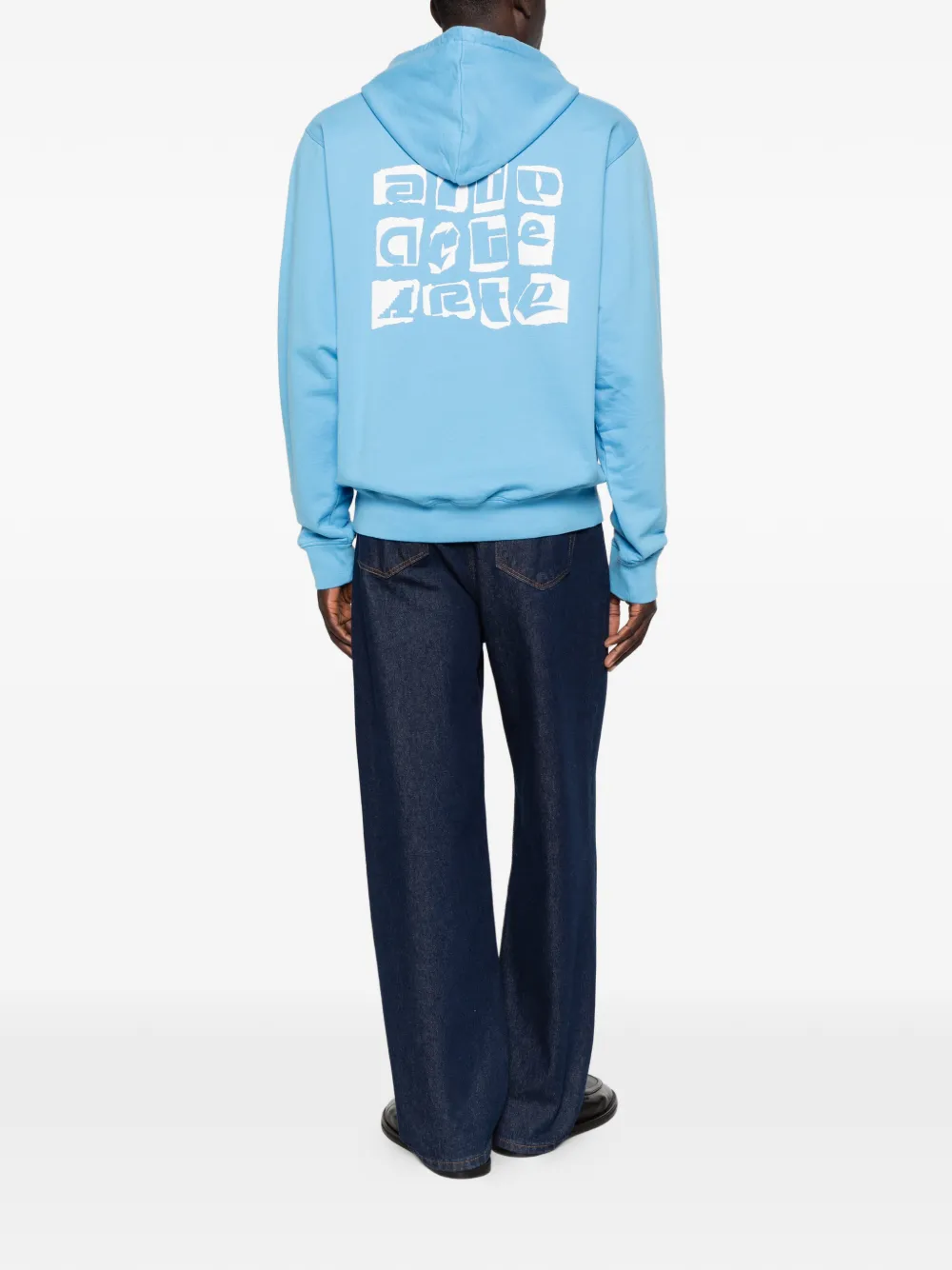 Arte Antwerp Hoodie met logoprint Blauw