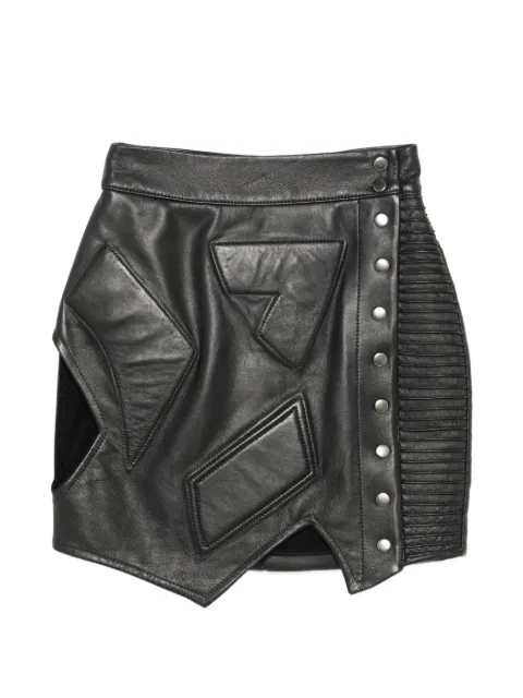 MITILIANE COUTURE minifalda con paneles geométricos