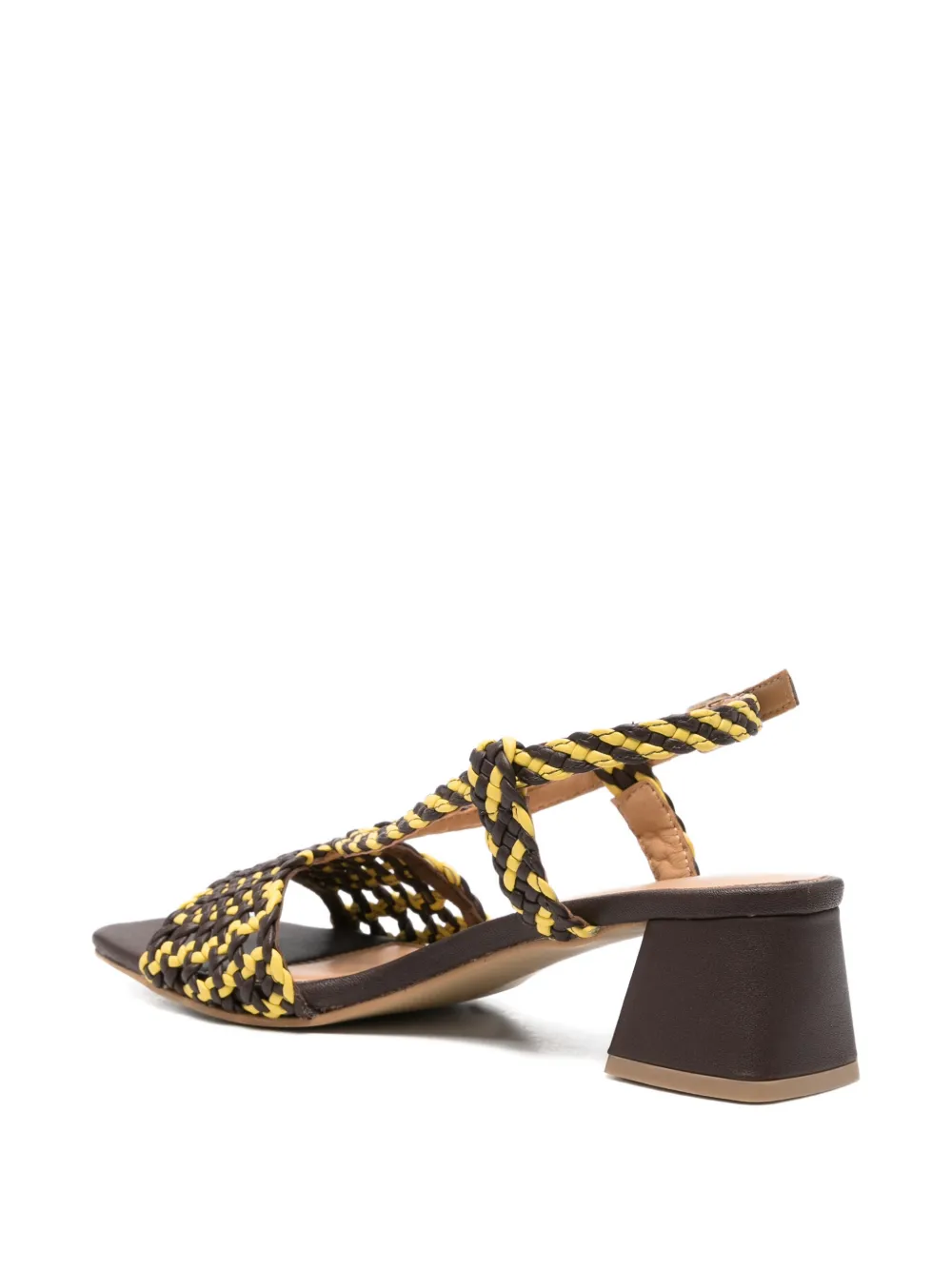 gioseppo Borongan woven leather sandals Bruin