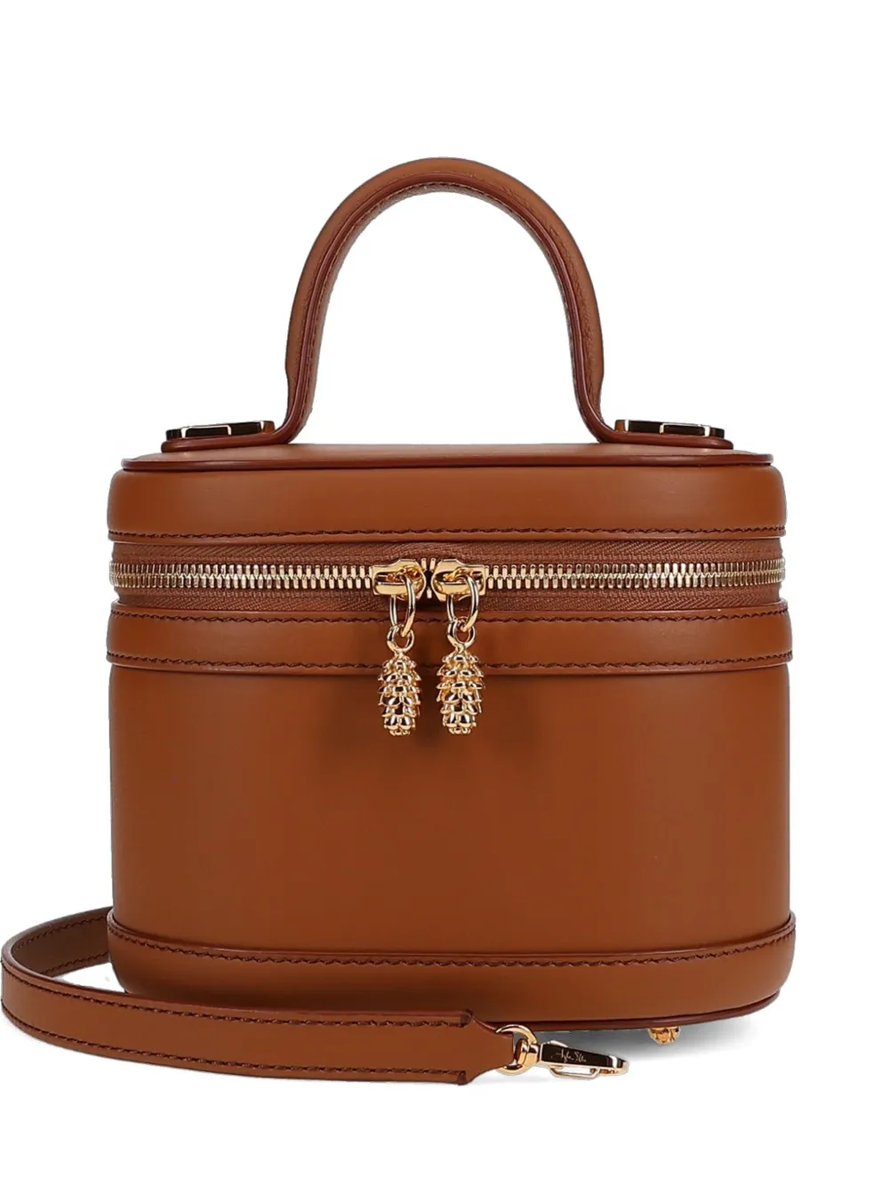 Tyler Ellis small Victoria leather tote bag - Marrone
