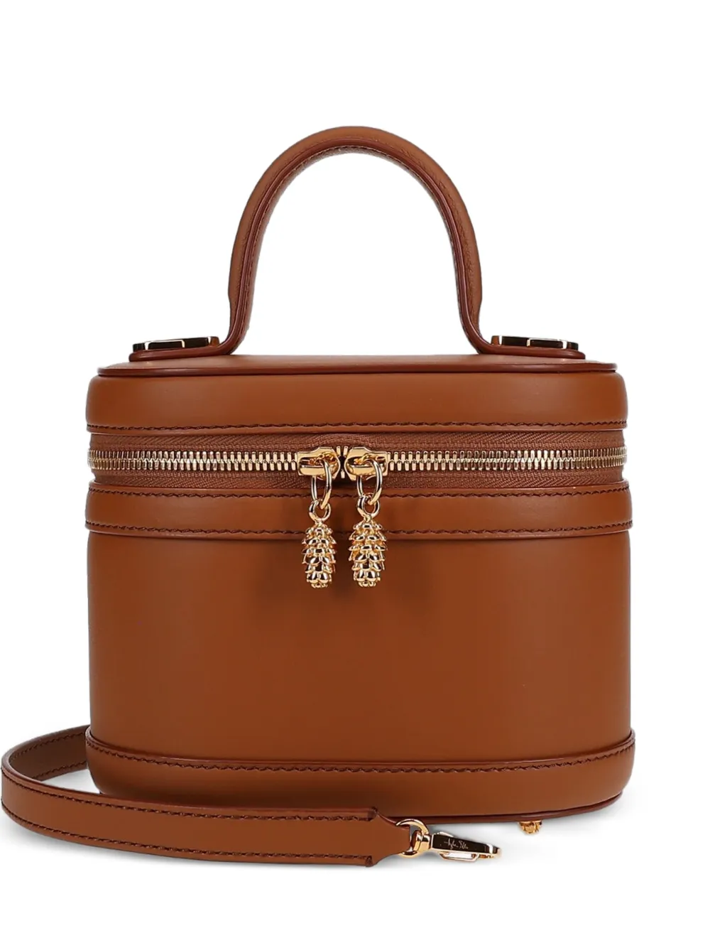 Tyler Ellis small Victoria leather tote bag - Marrone