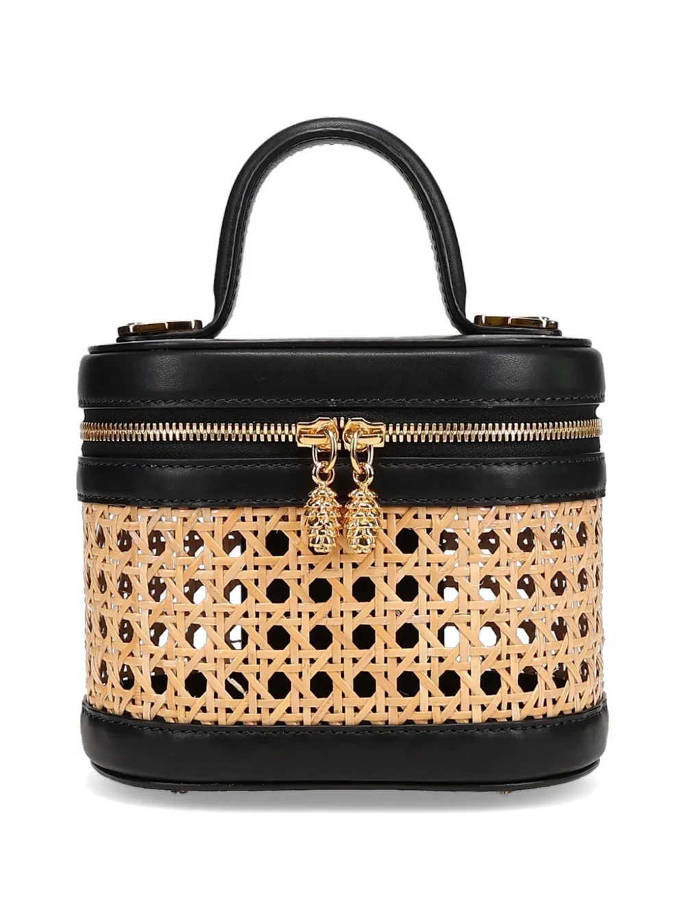Tyler Ellis Victoria rieten shopper Beige