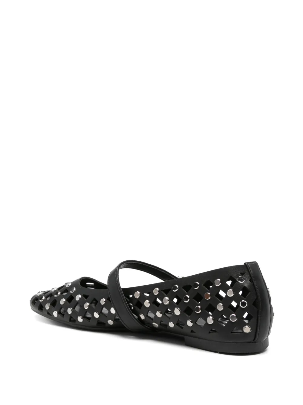  Exè Bailarinas Con Apliques - Negro 