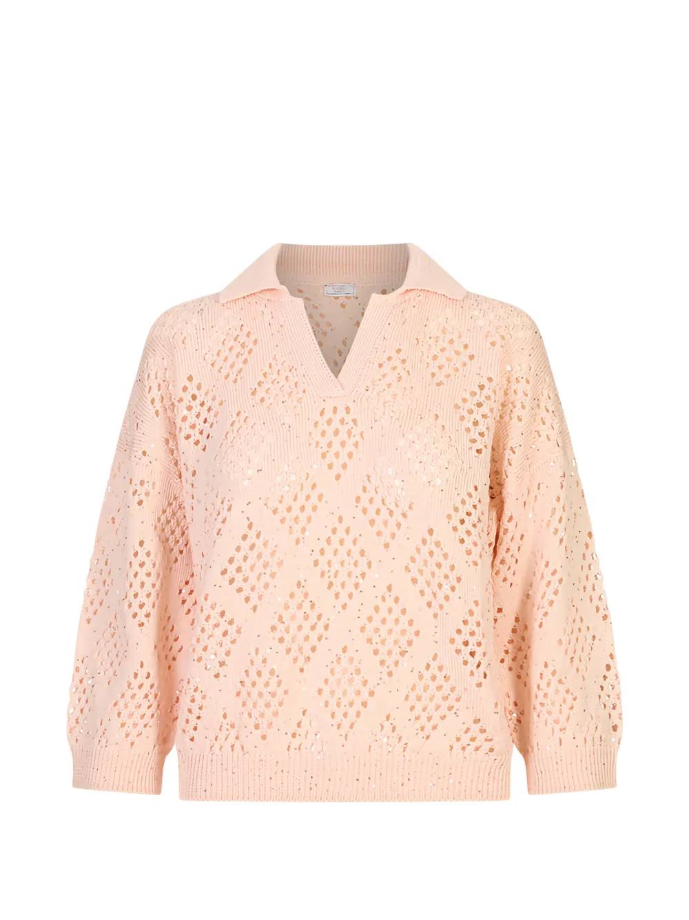 Peserico open-knit sweater - Rosa