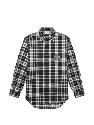Balenciaga ロゴ ロングスリーブ シャツ | ブラック | FARFETCH JP