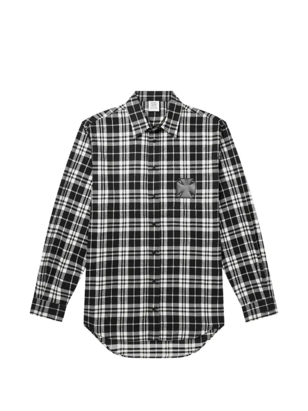 シャツ VETEMENTS オーバーサイズチェックシャツ 1値下げなし