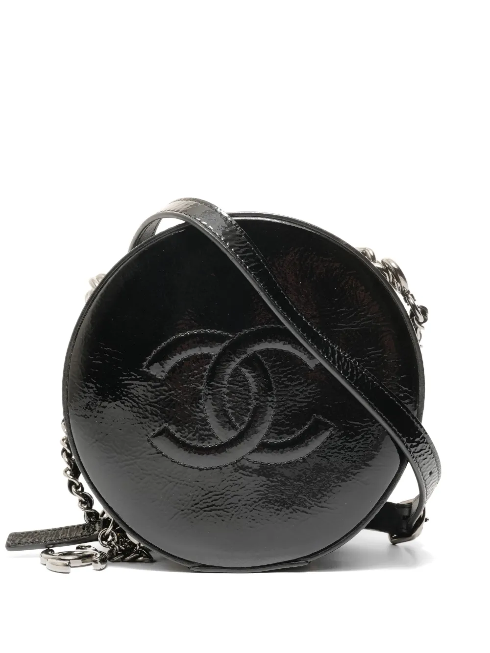 CHANEL Pre-Owned 2017-2018 CC Logo chain shoulder bag - Nero