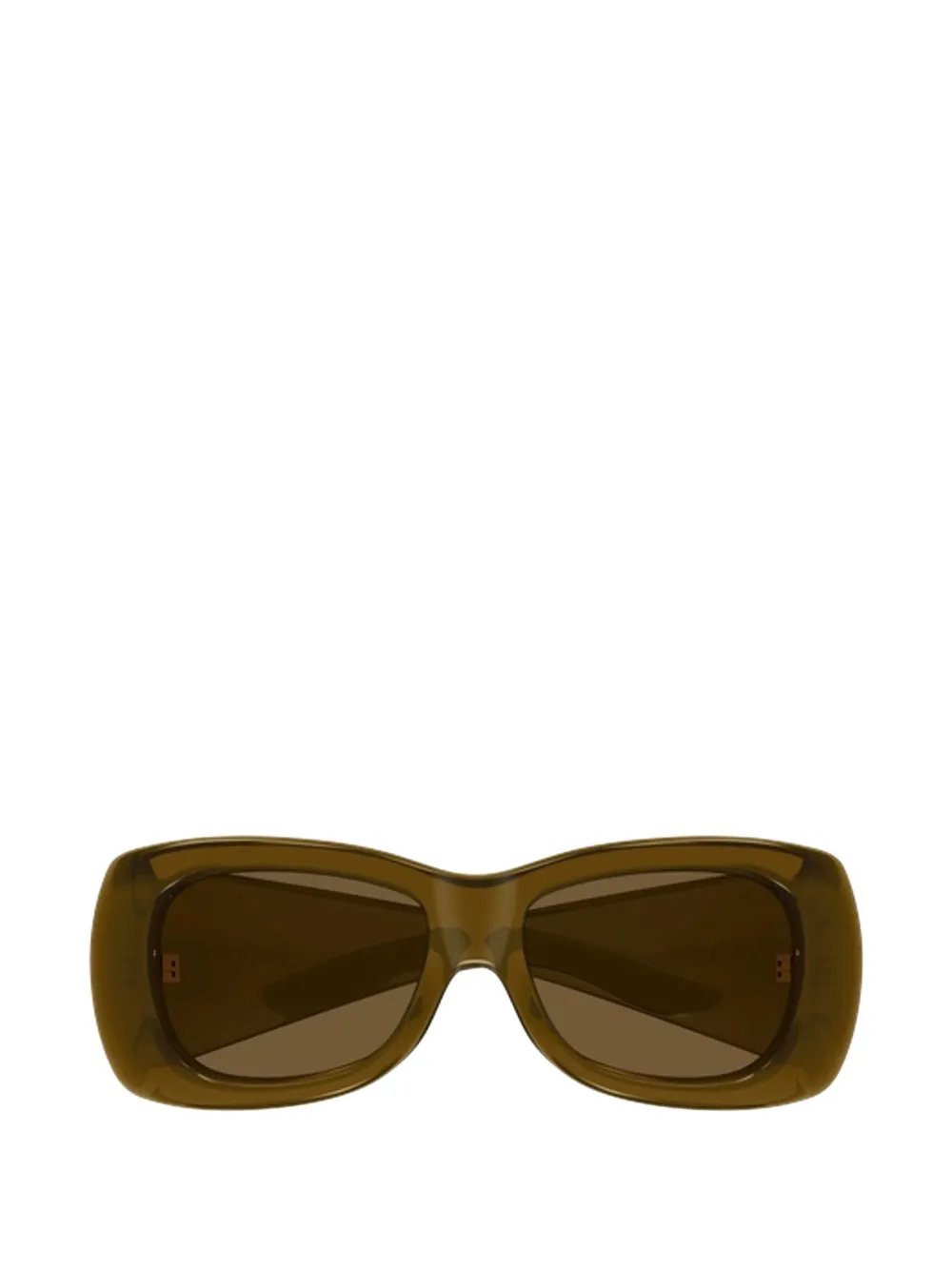 Saint Laurent Eyewear rectangle-frame sunglasses - Braun