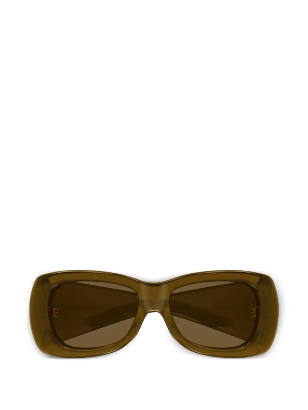 Saint Laurent Eyewear rectangle-frame sunglasses - Braun