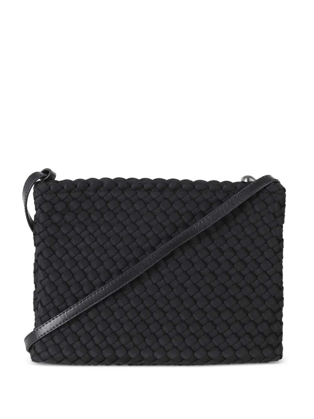 NAGHEDI Soho woven cross body bag - Nero