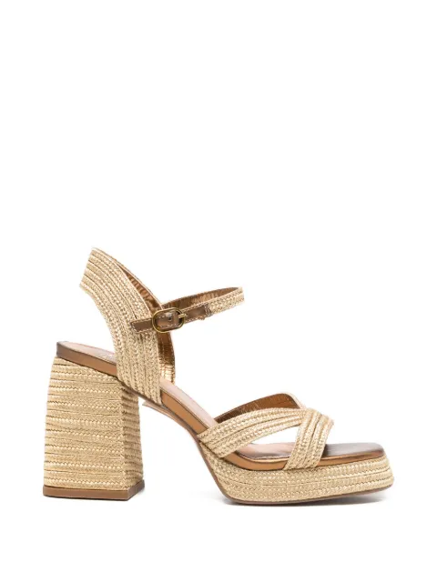 exè Havana woven-effect platform sandals