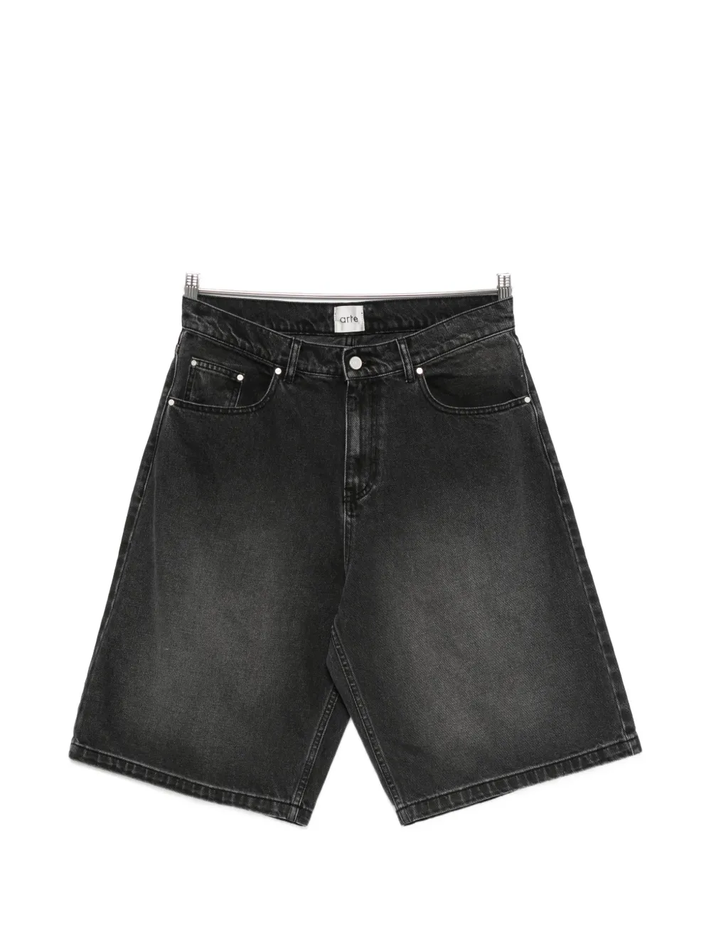 Arte Antwerp faded-effect five-pocket shorts - Grau