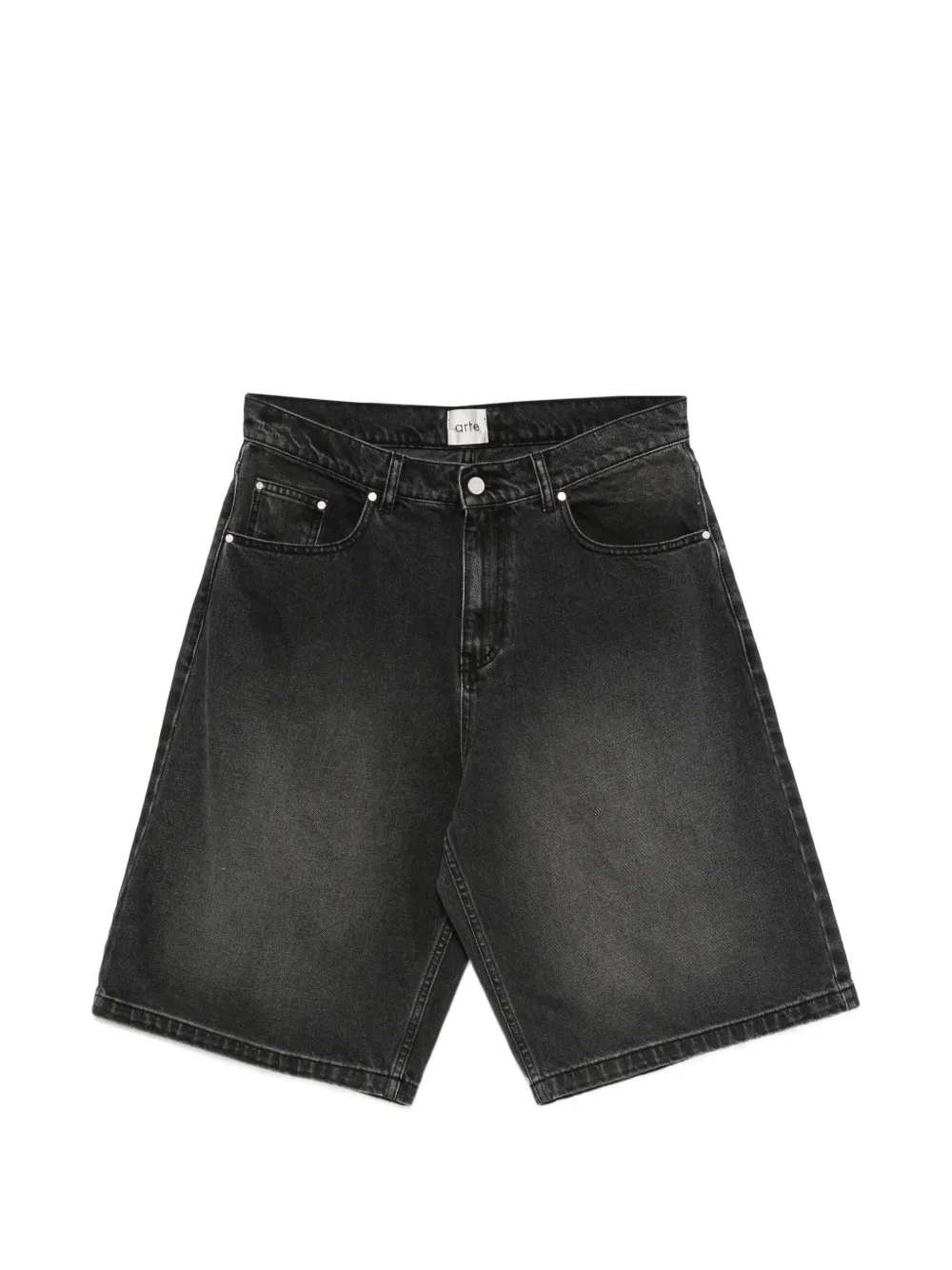 Arte Antwerp faded-effect five-pocket shorts - Grau