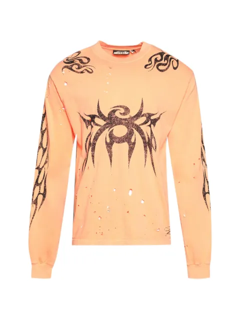 HELLSTAR distressed graphic-print T-shirt