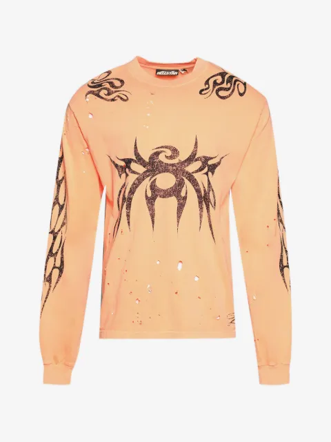 HELLSTAR distressed graphic-print T-shirt