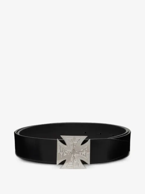 VETEMENTS cinturón con placa del logo