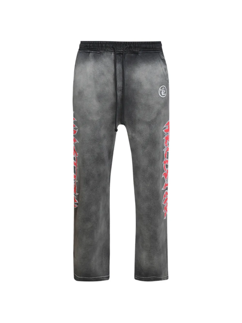 HELLSTAR Stars Shine graffiti-print track pants - Grigio