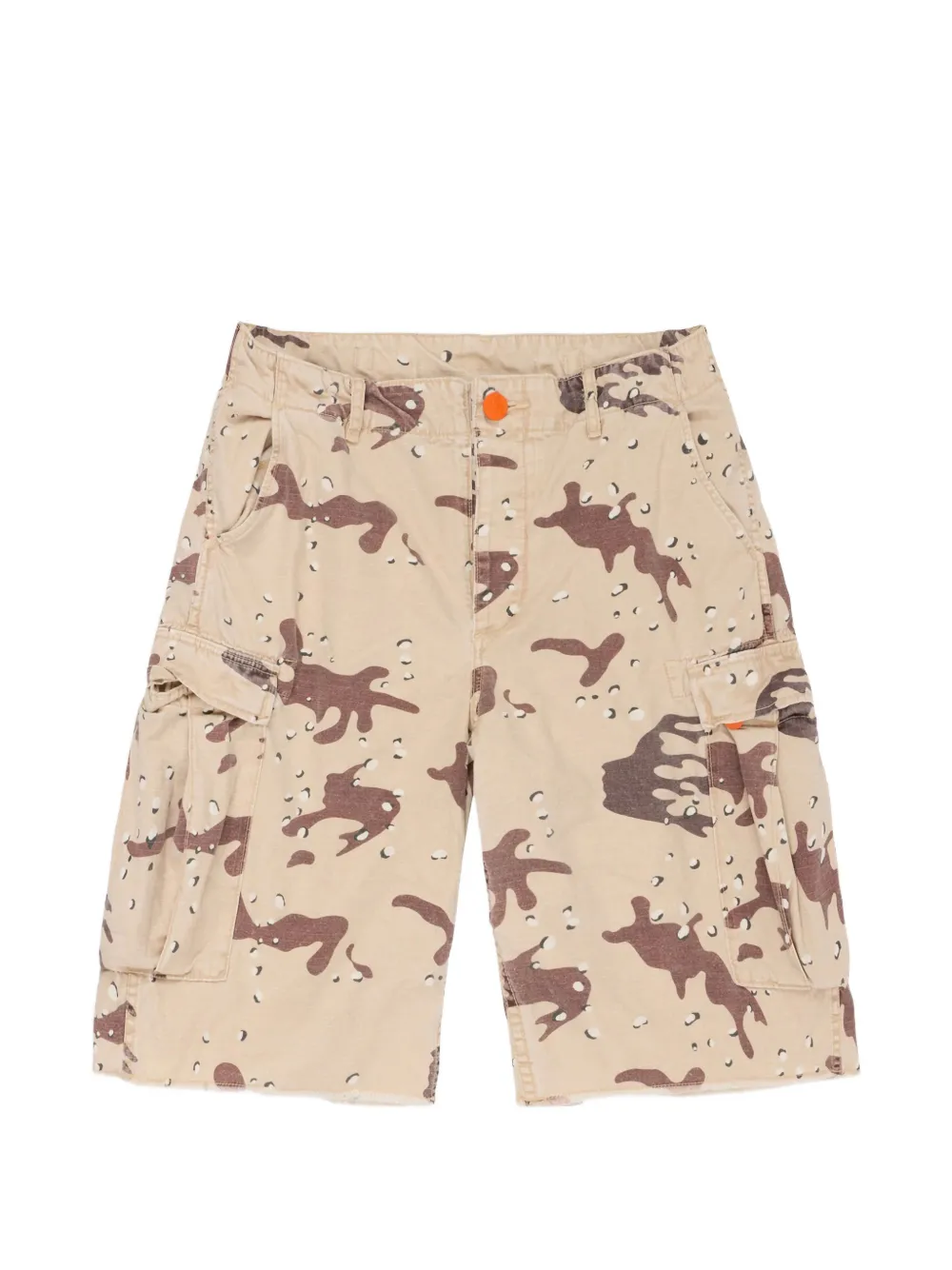 HELLSTAR camouflage-print cargo shorts - Toni neutri