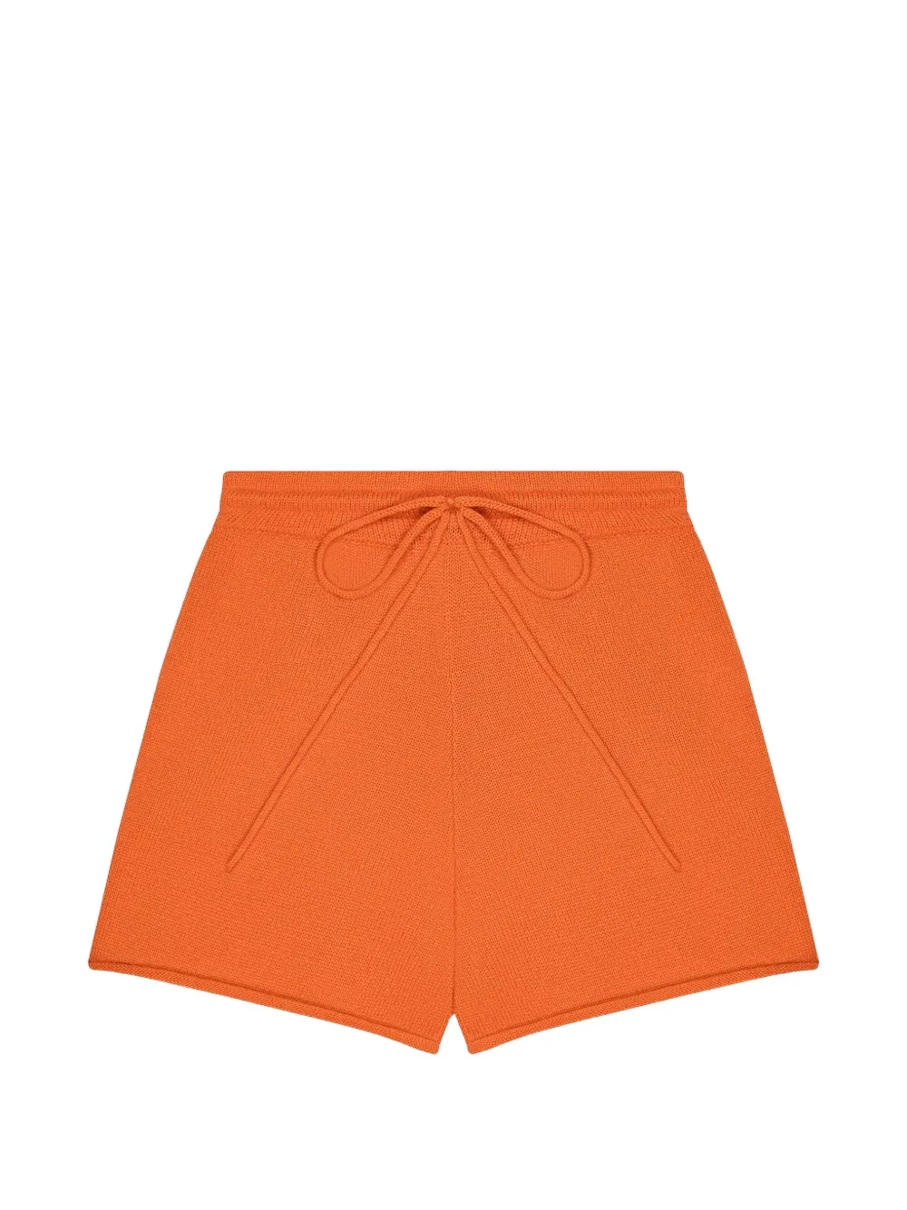 Calle Del Mar cashmere drawstring shorts - Orange