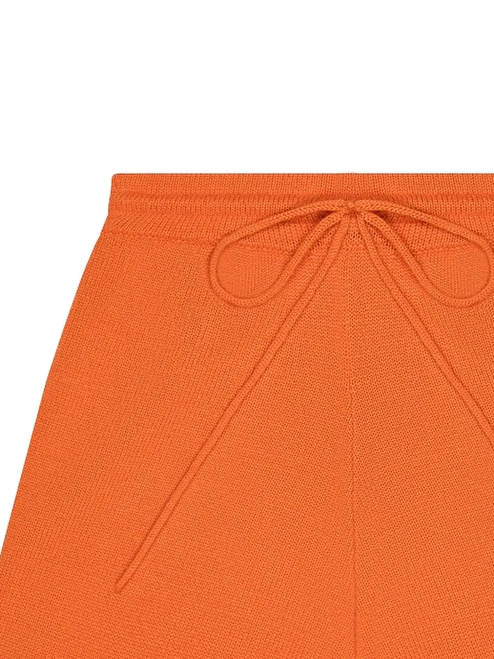 Calle Del Mar Kasjmier shorts met trekkoord Oranje