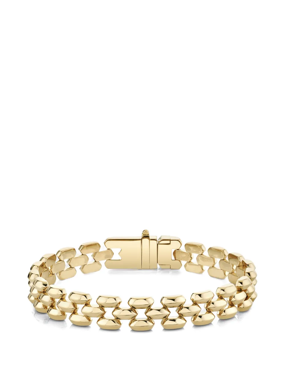 Lizzie Mandler Fine Jewelry Cleo three-row bracelet - Oro