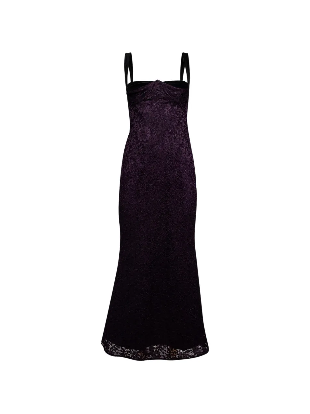 Florence & Fortitude Channing lace-overlay maxi dress