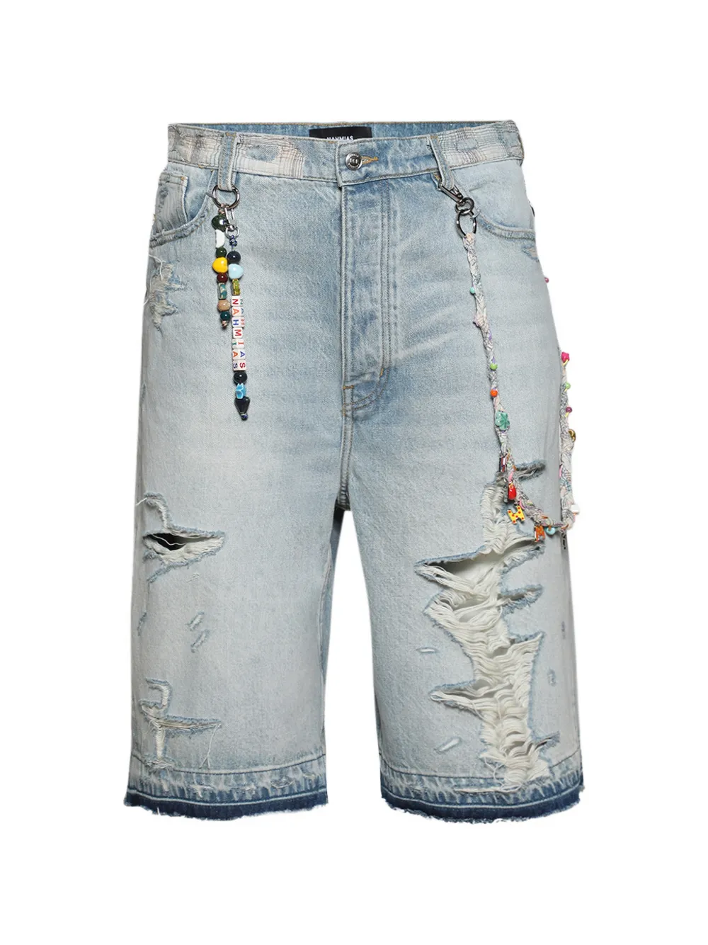 Nahmias Venice distressed denim shorts - Blu