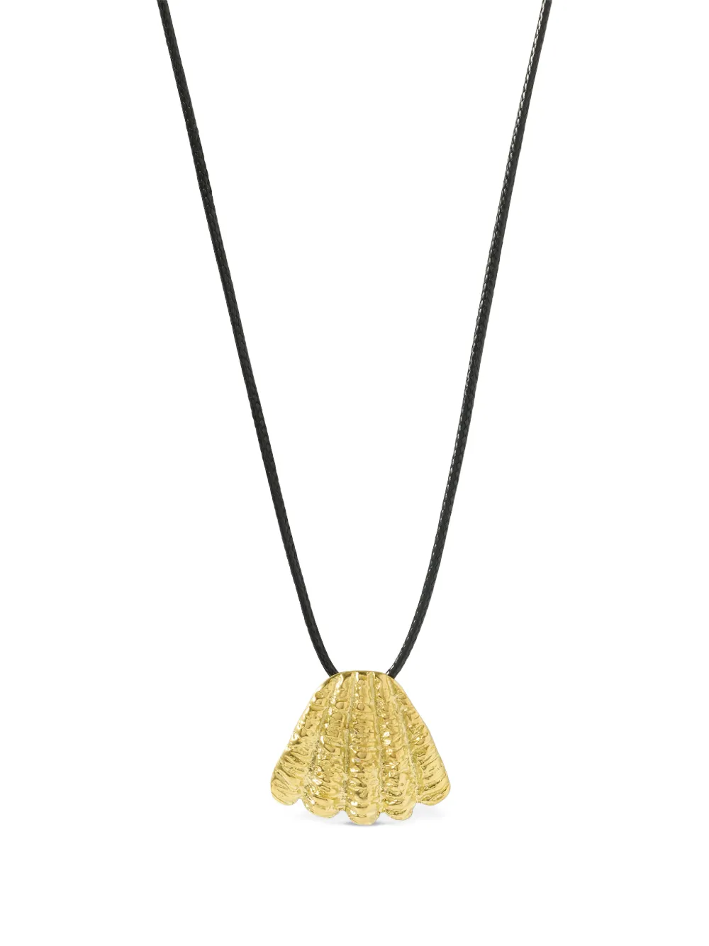 Ysso Whisper Of The Wind Shell-pendant Necklace In Gold
