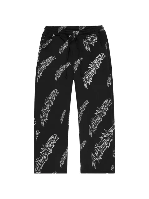 HELLSTAR graffiti-print track pants