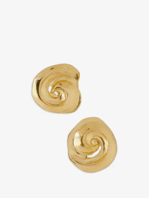 YSSO Cote spiral earrings