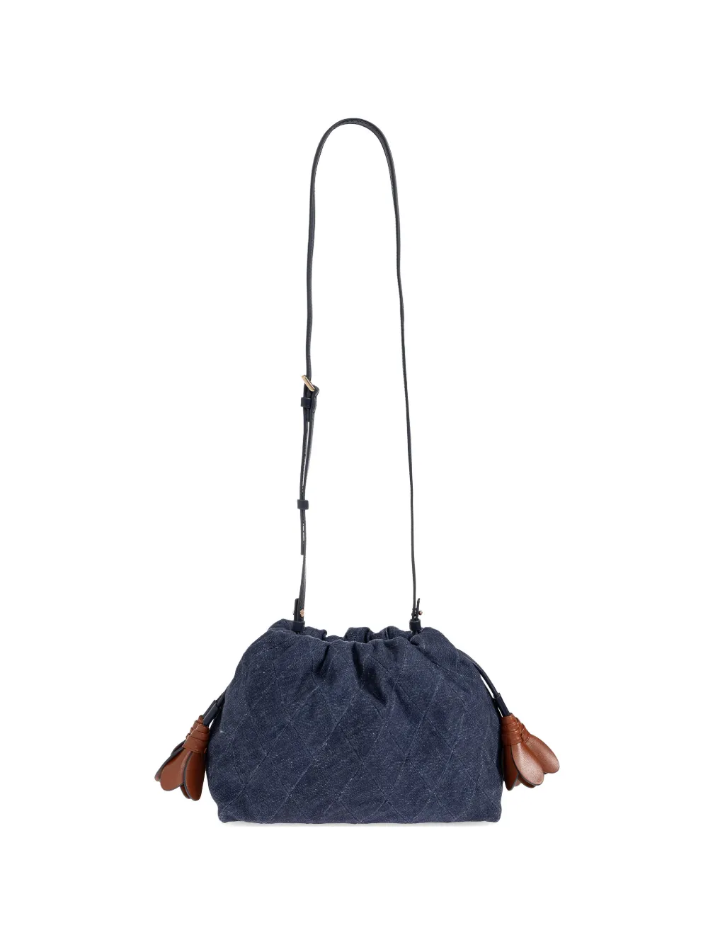 ZIMMERMANN medium Cloud 91 quilted-denim clutch bag - Blu